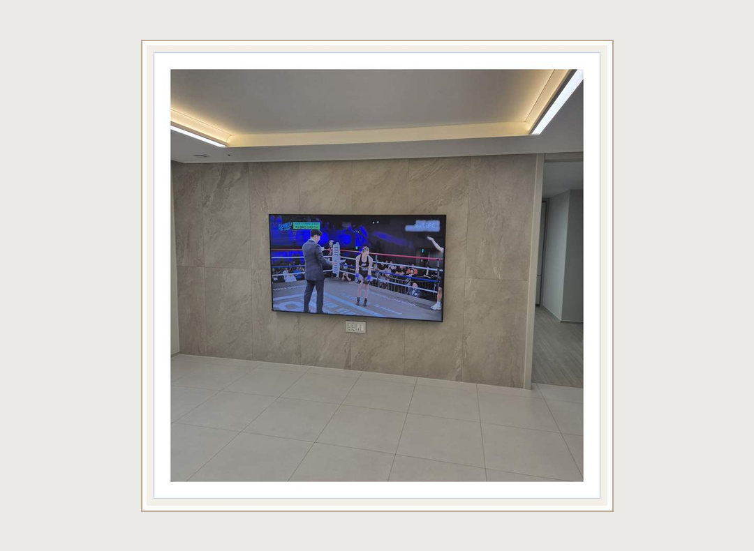 검단구 · 강화군 TV 이전설치와 선숨김 참고 이미지 1 · TV 이동 전 단자 보호 관련 점검