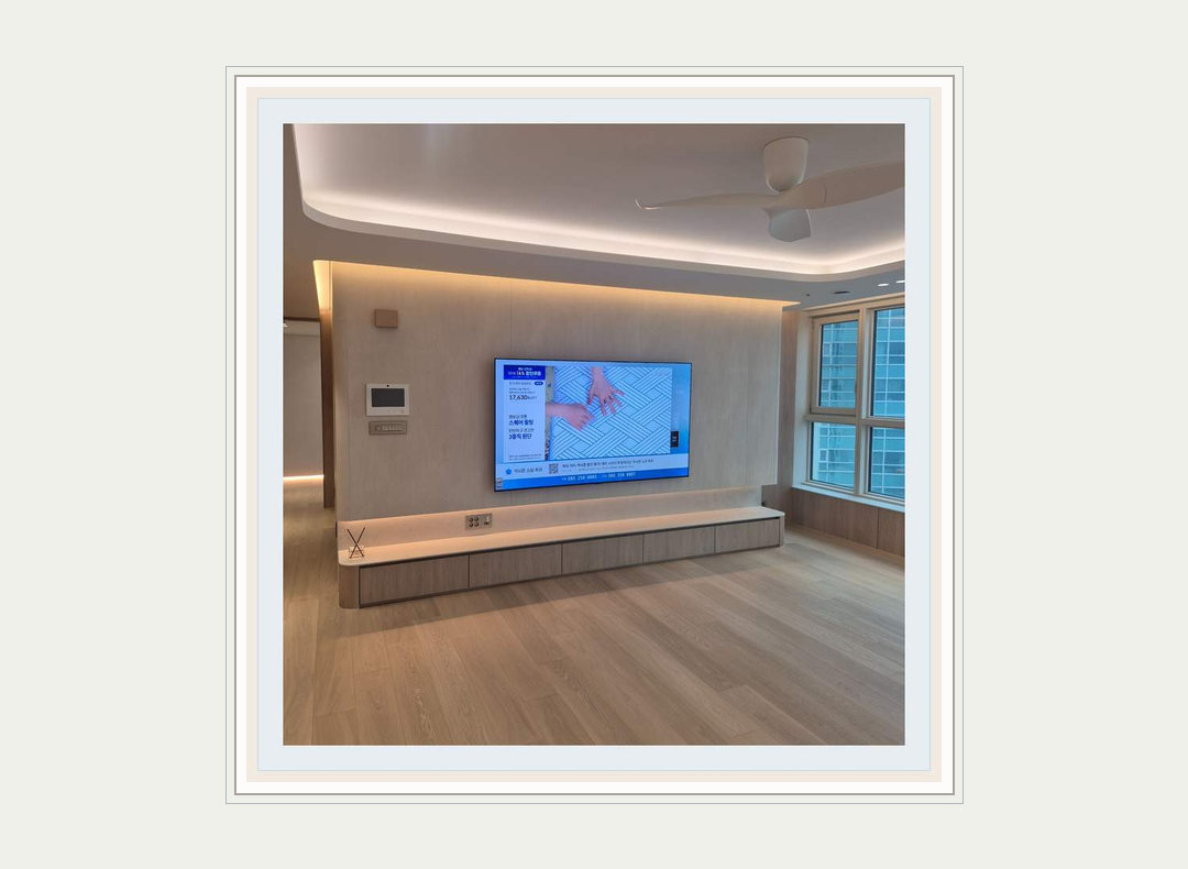 검단구 · 강화군 TV 이전설치와 선숨김 참고 이미지 2 · TV 이동 전 단자 보호 관련 점검