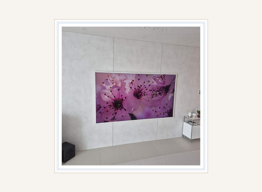 성북구 · 강북구 TV 이전설치와 선숨김 참고 이미지 2 · 수평·중심 재측정 관련 점검