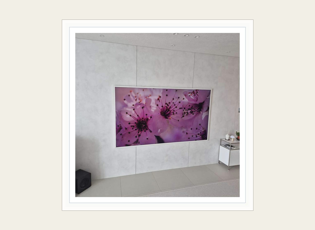 성북구 · 강북구 TV 이전설치와 선숨김 참고 이미지 3 · 수평·중심 재측정 관련 점검