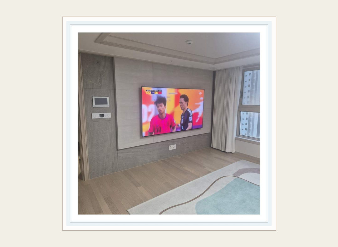 춘천 · 홍천 · 철원 TV 이전설치와 선숨김 참고 이미지 1 · 춘천·홍천·철원 이동 동선 관련 점검